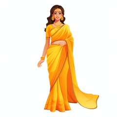 Naklejka premium Lavani Sari Maharashtra icon 