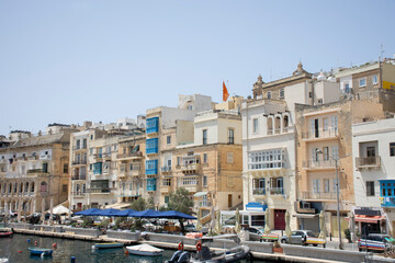 Places in the city of Valletta, Malta - obrazy, fototapety, plakaty