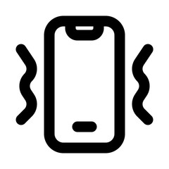 vibrate mode line icon