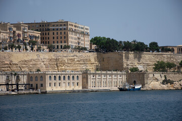 Obraz premium Places in the city of Valletta, Malta