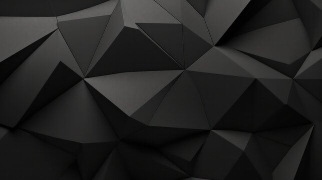 Black white dark gray abstract background. Geometric pattern shape. Line triangle polygon angle. Template. Presentation © Fayrin