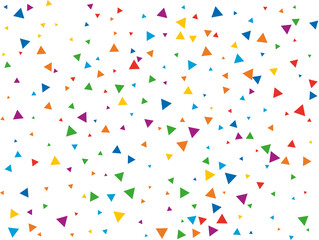Rainbow Triangular Confetti