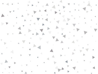 Magic Silver Triangular Confetti