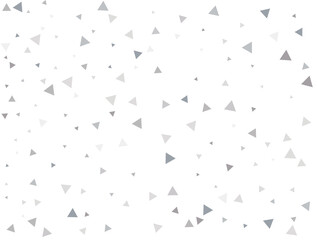 Magic Silver Triangular Confetti