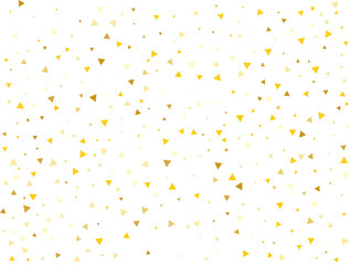 Holiday Golden Triangular Confetti