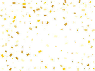 Luxury Gold Rectangular Confetti