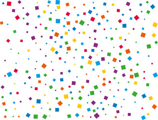 Luxury Rainbow Square Confetti