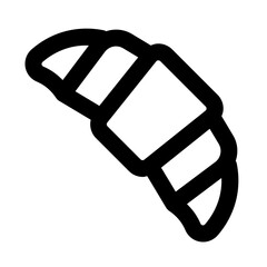 croissant line icon