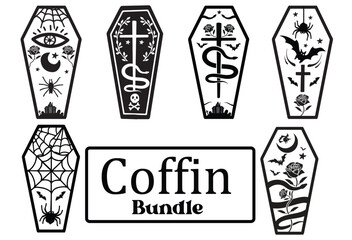 Coffin Halloween Bundle, Coffin Bundle, Halloween Bundle, dead