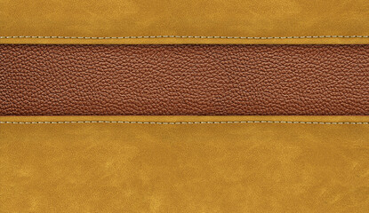 stitched leather background  brown color background