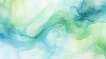 Soothing tones of blue, green, and teal in this abstract watercolor pattern. The blend of colors creates a colorful art background and template.