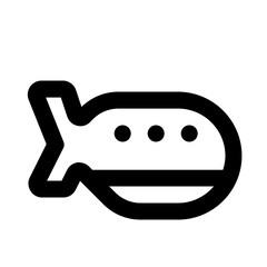 submarine line icon