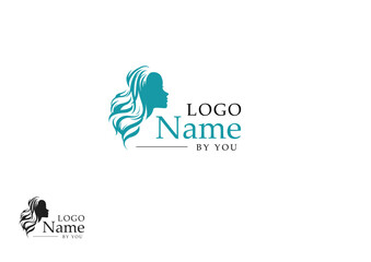 Vector beautiful hair logo