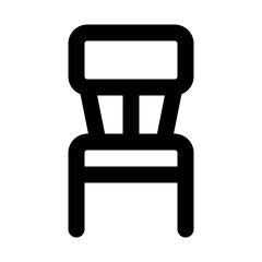 chair line icon
