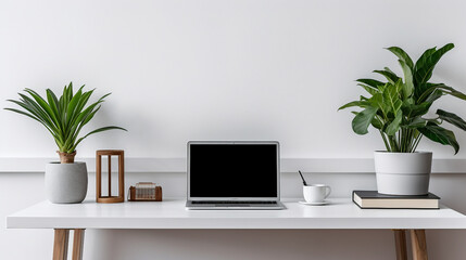 modern office interior with table