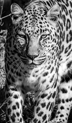 Leopard in Tenikwa Wildlife Rehabilitation and Awareness Centre in Plettenberg Bay, South Africa