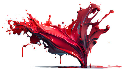 Watercolor splashes on transparent background PNG