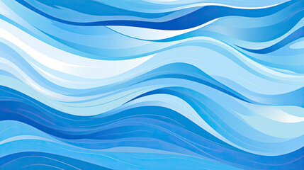 Teal and aquamarine waves ideal for ocean beach cruise theme