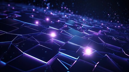 Obraz premium Abstract background with stars. AI generated art illustration.