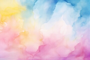 Abstract colorful background in the style of a watercolor painting. - obrazy, fototapety, plakaty
