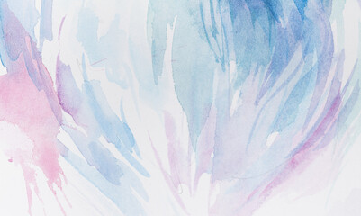 painted in watercolor on a white background. Hand painted watercolor background. Watercolor wash.