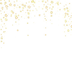 Christmas spirit. Scattered falling stars.