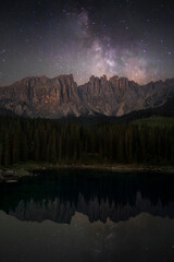 Lago di carezza Stellato