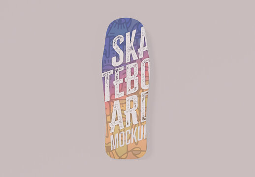 Front View Skateboard Table Mockup