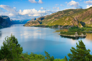 View of Lysefjord, Norway