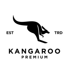 Kangaroo Logo icon design illustration