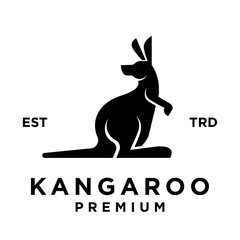 Kangaroo Logo icon design illustration