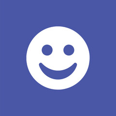 Fototapeta premium Vector Happy Emoji Icon