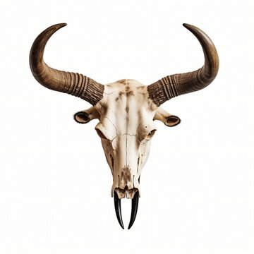 Bull cow skull