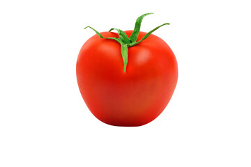 One tomato on transparent background png