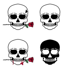 set of skull 
