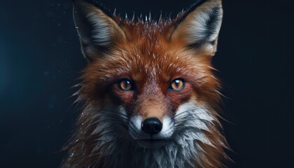 Fototapeta premium red fox portrait