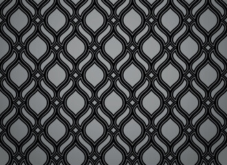The geometric pattern with lines. Seamless vector background. Black and gray texture. Graphic modern pattern. Simple lattice graphic design