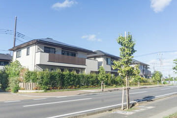 閑静な住宅街	
