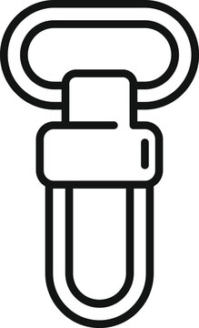 recommend clip art: Gold haberdashery tool icon outline vector. Tailor equipment. Craft fashion work