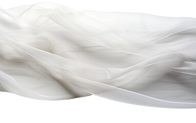 Amazing White Insect Netting or Mesh Isolated on Transparent Background PNG.