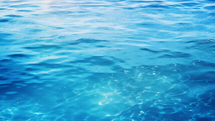 Fototapeta na wymiar Beautiful blurred natural blue background with water
