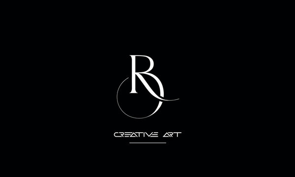 BR, RB, B, R abstract letters logo monogram