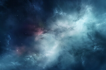 abstract background of nebula and stars