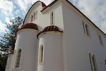 orthodox church (saint-nectaire) in rethymno in crete in greece 