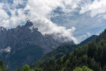 Fototapeta na wymiar mountains of Triglav National Park, Slovenia