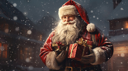 Weihnachtsmann - obrazy, fototapety, plakaty