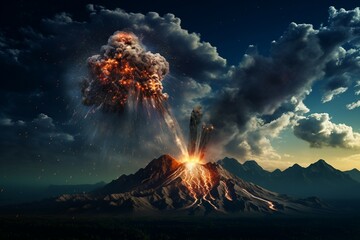 Bombs of Fire and Stone: The Natural Phenomenon of Volcanic Explosions