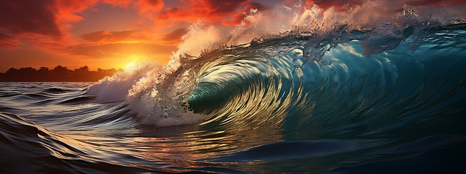 Nature's Spectacle: Giant Waves Unleashed