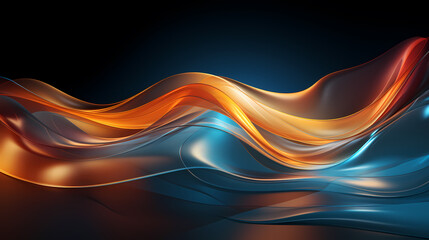 Colorful energy flow PPT background poster wallpaper web page