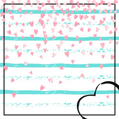 Wedding Shimmer. Mothers Card. Turquoise Gatsby